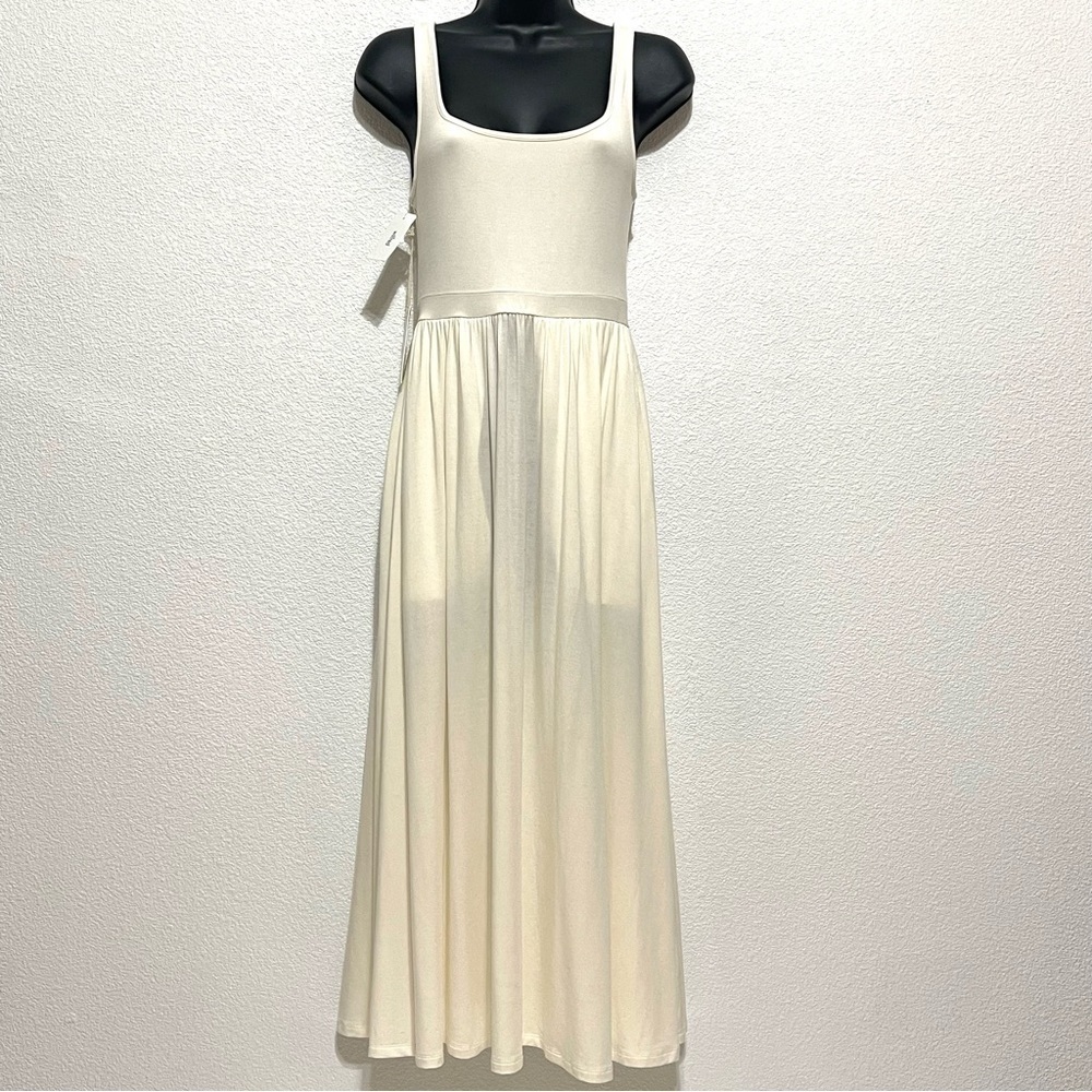 NWT Wilfred Woman Light Birch Bouleau Pale Dress Size S